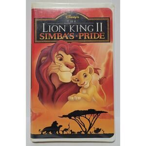 The Lion King II: Simba's Pride (VHS, 1998) Disney Buena Vista Clamshell